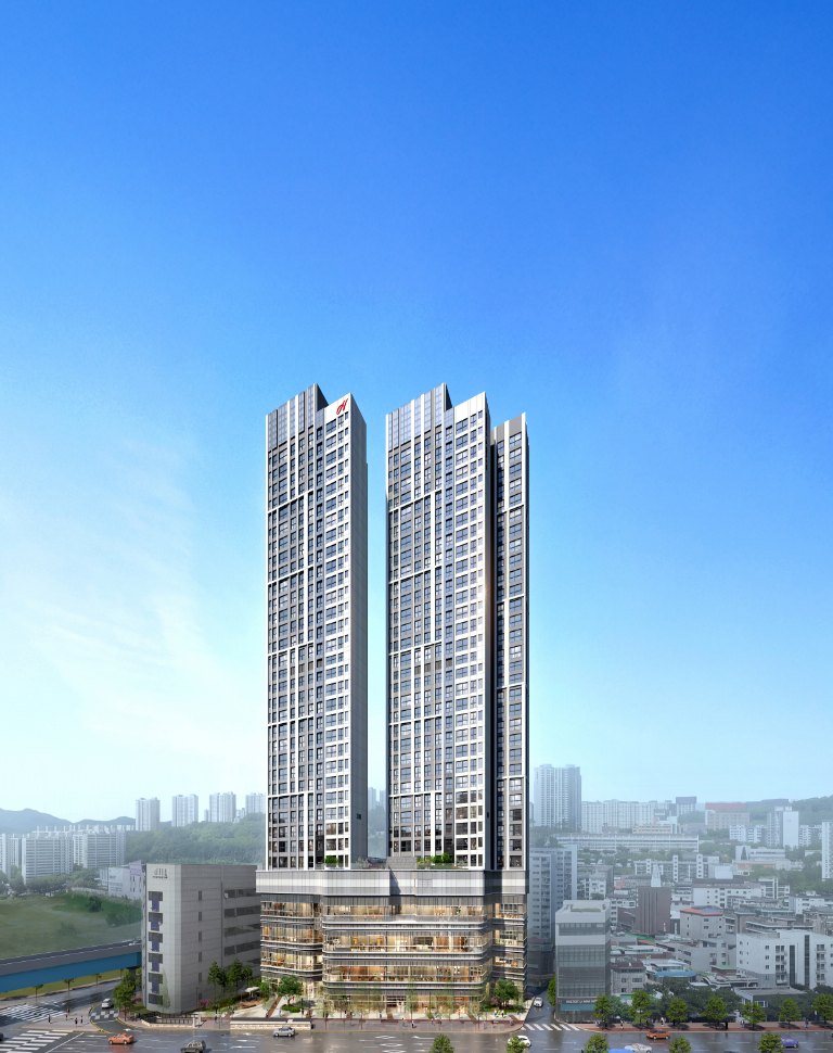 힐스테이트 성남메트로블 투시도